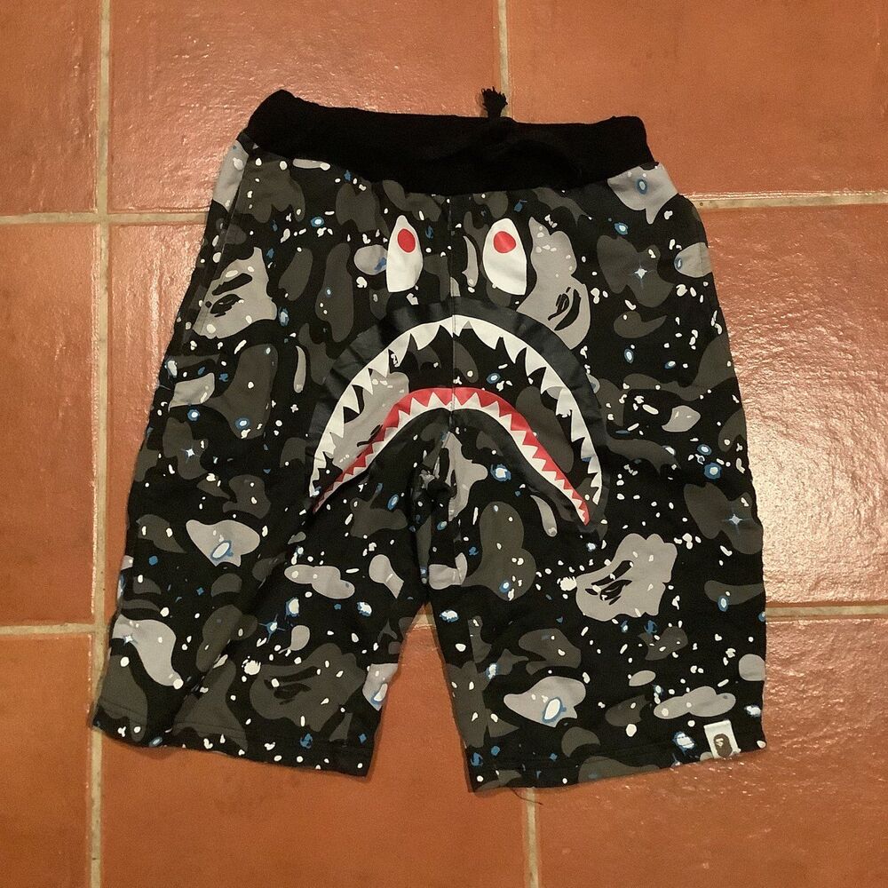 Bape sweat-short size small no size tag Bape frequently collaborates with other
